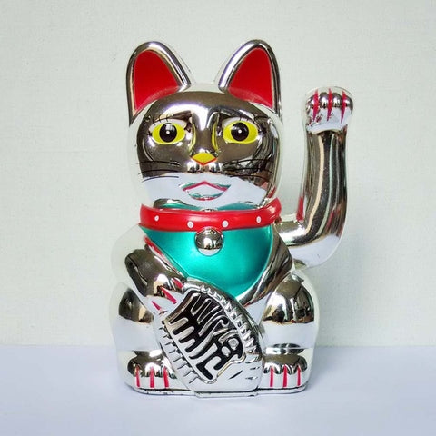 maneki neko argent