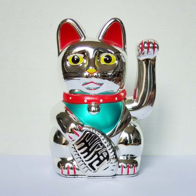 maneki neko argent